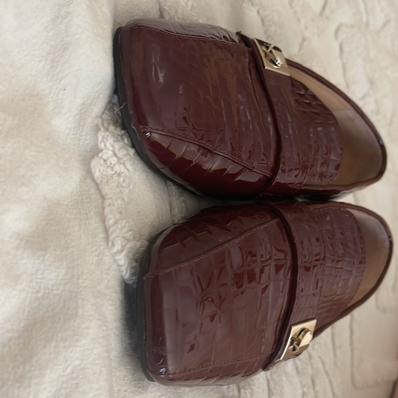 Kate Spade burgundy Darien loafer - Picture 3 of 5